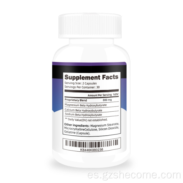 Suplementos de pérdida de peso de ceto Boost Cápsulas de Keto BHB